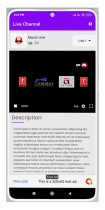 My Single Live TV Android App with Admin Panel Screenshot 4