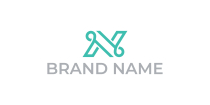 Cosmetics Minimalist Letter N Logo Screenshot 4
