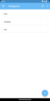 Expense Planner - Android App Source Code Screenshot 2