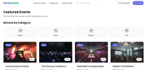 EchoEvents – Event Booking And Ticketing Websi Screenshot 2